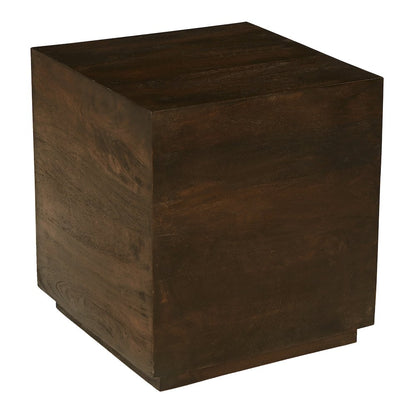 Flagstaff Square Side Table in Barista Brown