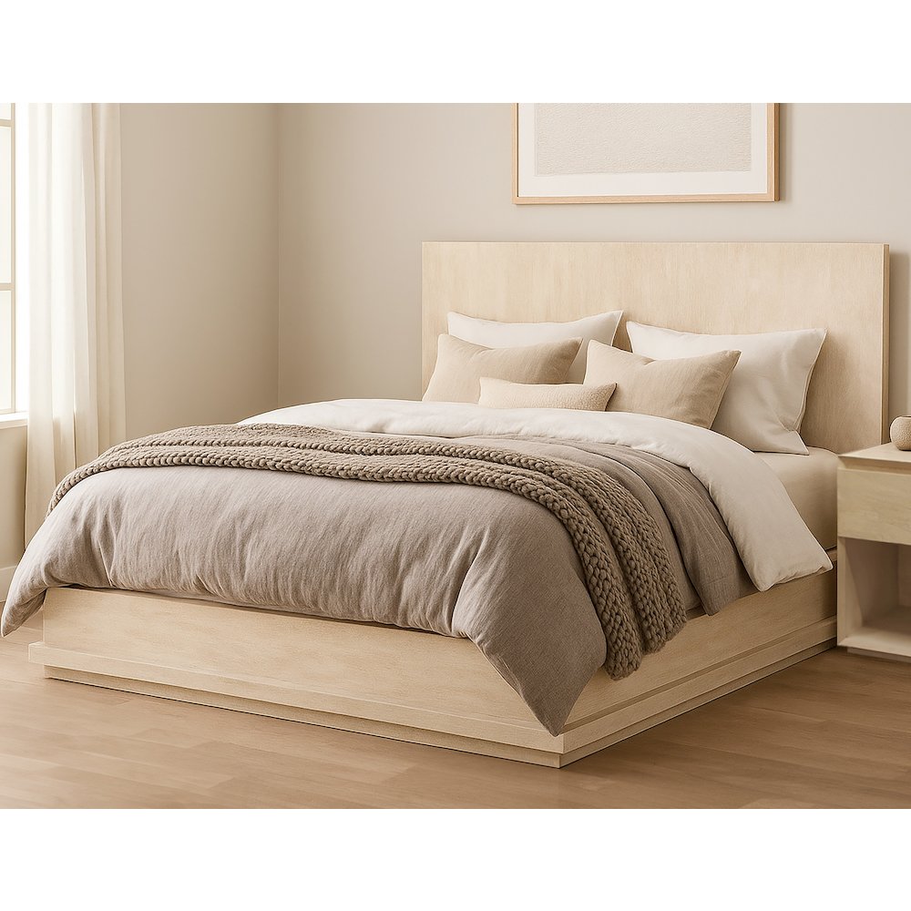 Flagstaff Queen Bed - Stone Natural
