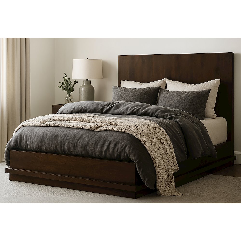 Flagstaff Eastern King Bed - Barista Brown