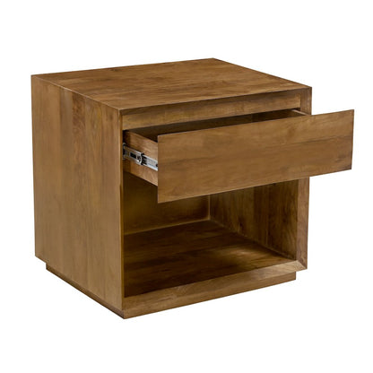 Flagstaff 1-Drawer Nightstand in Spice Tan