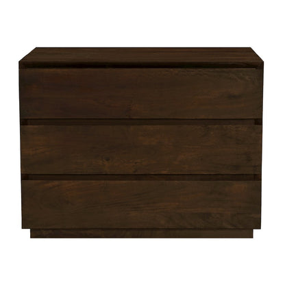 Flagstaff 3-Drawer Nightstand in Barista Brown