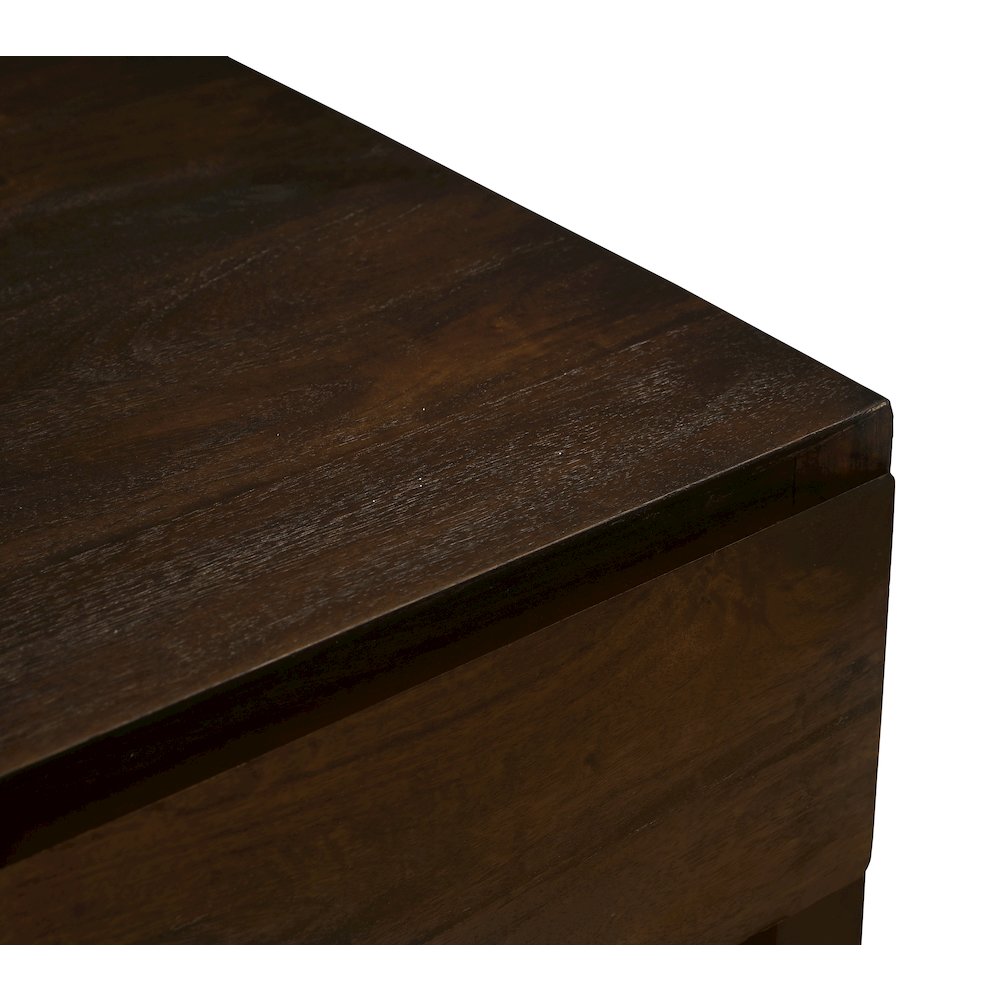 Flagstaff 1-Drawer Nightstand in Barista Brown