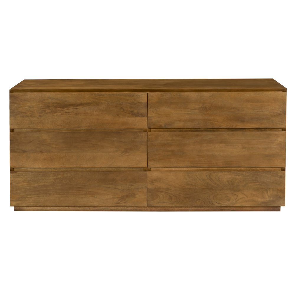 Flagstaff 6-Drawer Dresser in Spice Tan