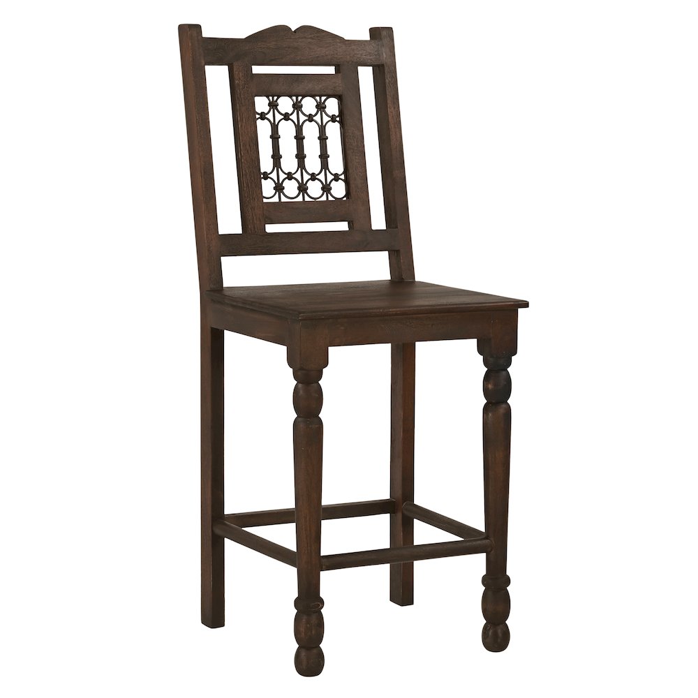 Bliss Bar Chair 2-Piece Set in Barista Brown