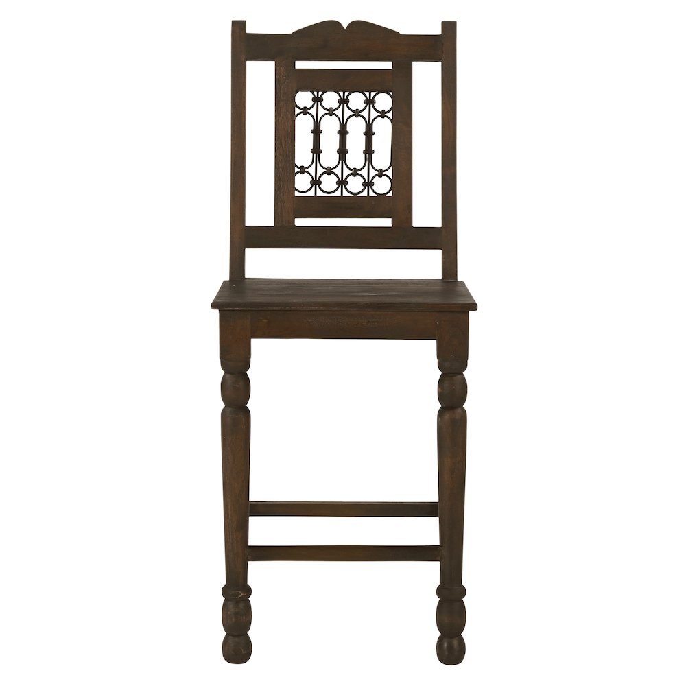 Bliss Bar Chair 2-Piece Set in Barista Brown