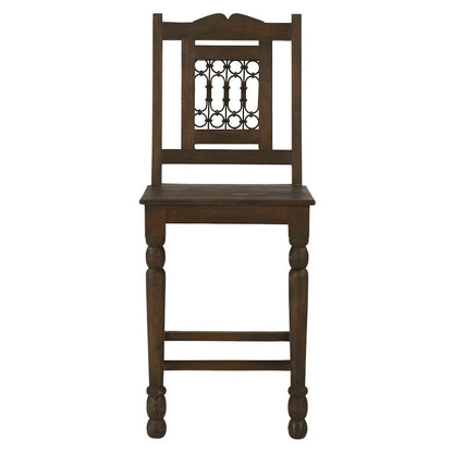 Bliss Bar Chair 2-Piece Set in Barista Brown