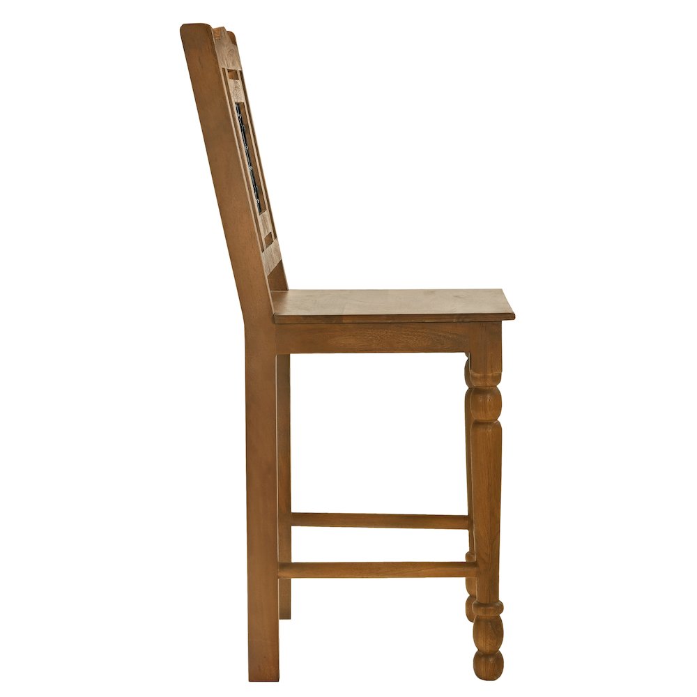 Bliss Bar Chair 2-Piece Set in Spice Tan