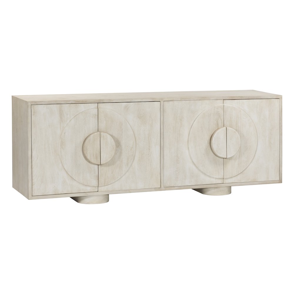 Augustus 4-Door Sideboard in Stone Natural