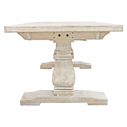 Benedict Extension Dining Table in White Wash