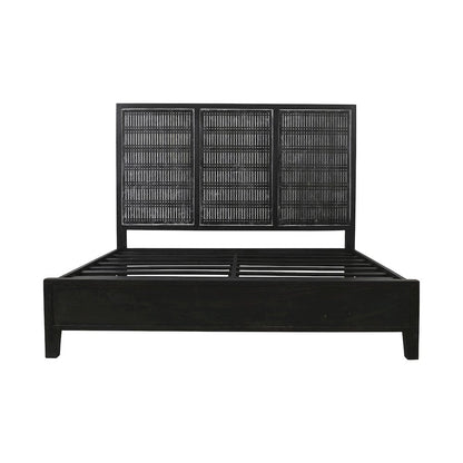 Sarah Eastern King Bed in Antique Brown