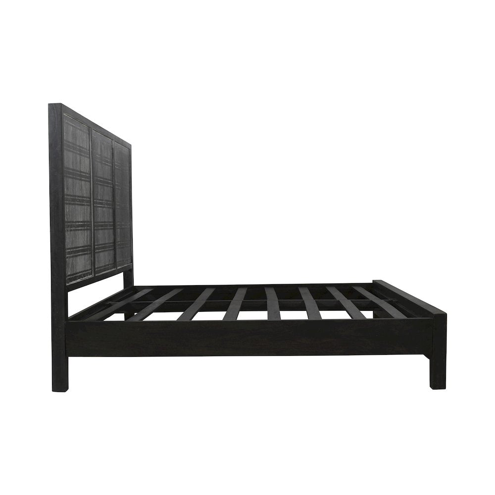 Sarah Eastern King Bed in Antique Brown