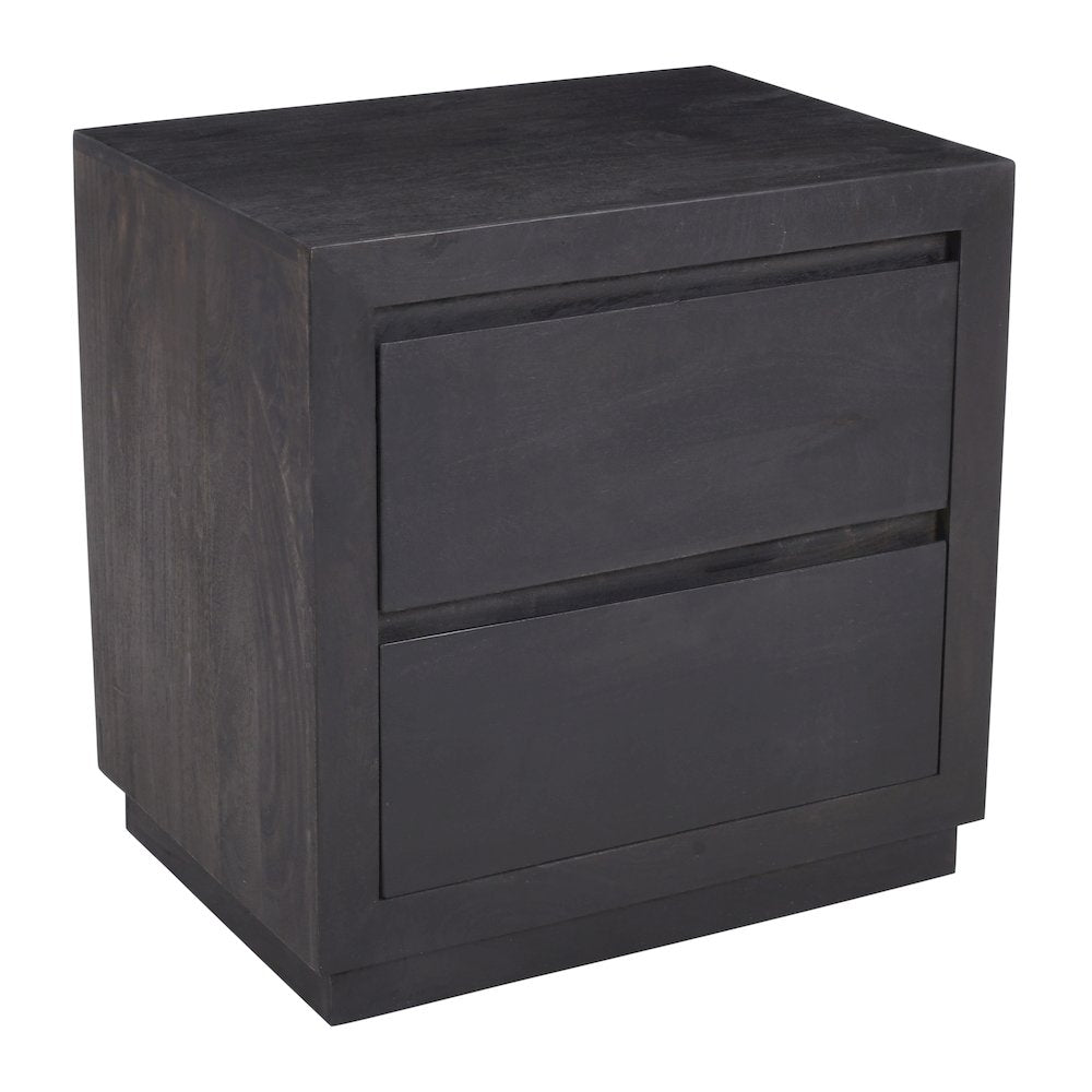 Sarah 2 Drawer Nightstand - Antique Brown