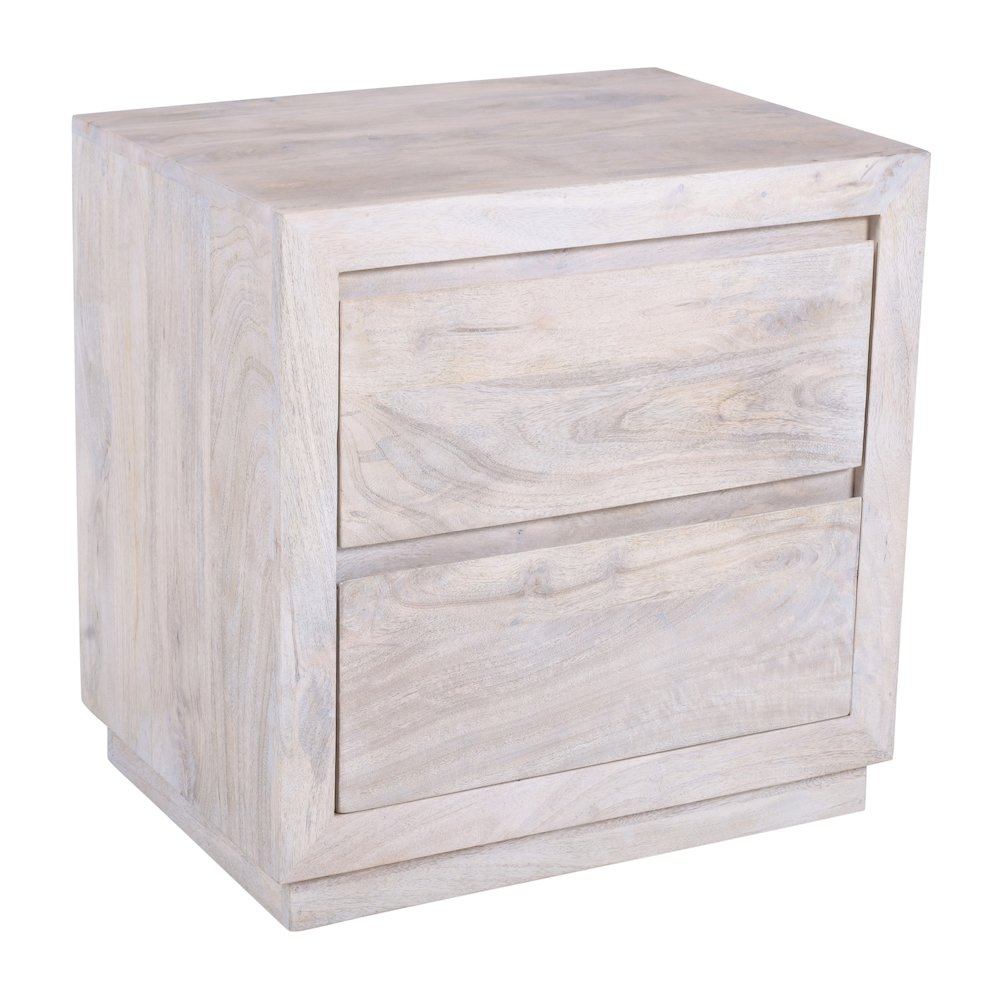 Sarah 2 Drawer Nightstand - Brushed Ivory