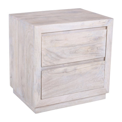 Sarah 2 Drawer Nightstand - Brushed Ivory