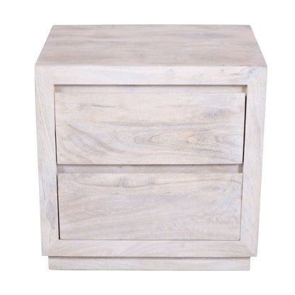 Sarah 2 Drawer Nightstand - Brushed Ivory