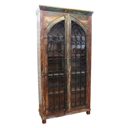 Trinidad Iron Jali Tall Cabinet