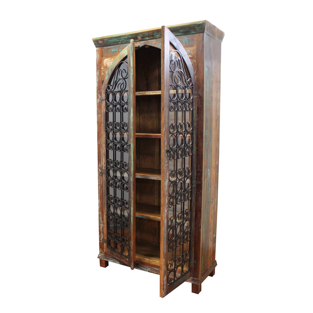 Trinidad Iron Jali Tall Cabinet