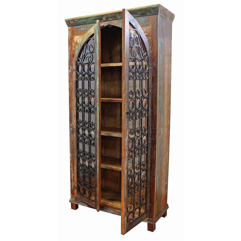 Trinidad Iron Jali Tall Cabinet