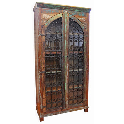 Trinidad Iron Jali Tall Cabinet