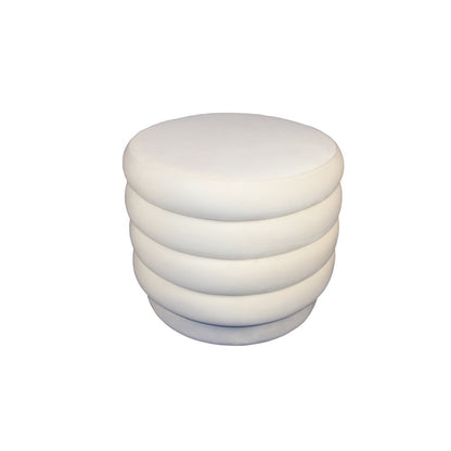 Thor Round Ottoman in Dove