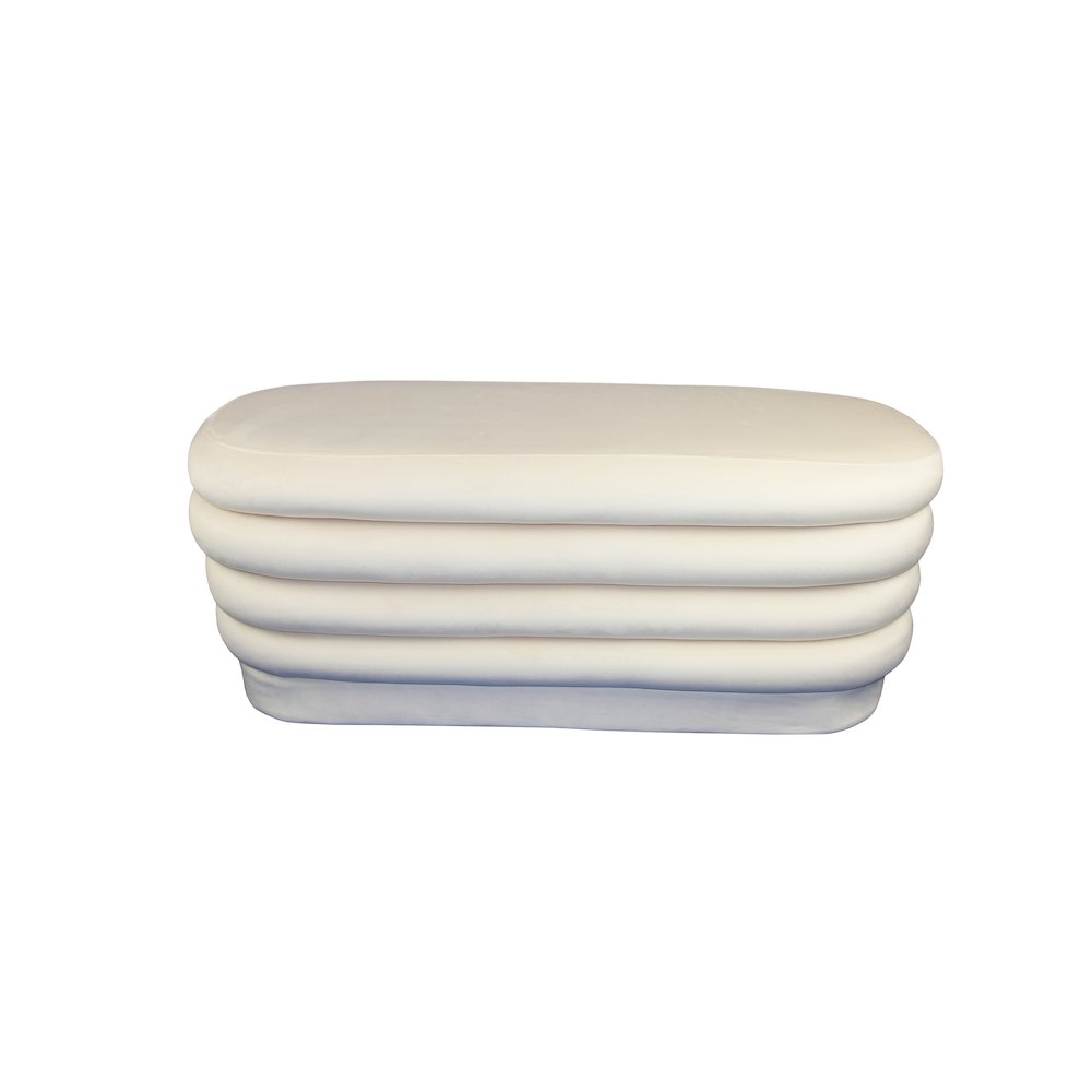 Thor Oval Ottoman in Dove