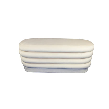 Thor Oval Ottoman in Dove