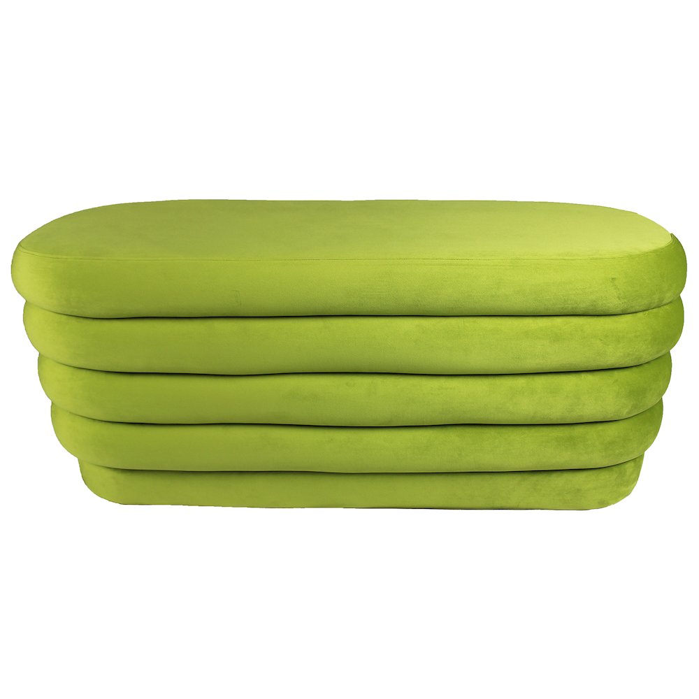 Thor Oval Ottoman in Fern
