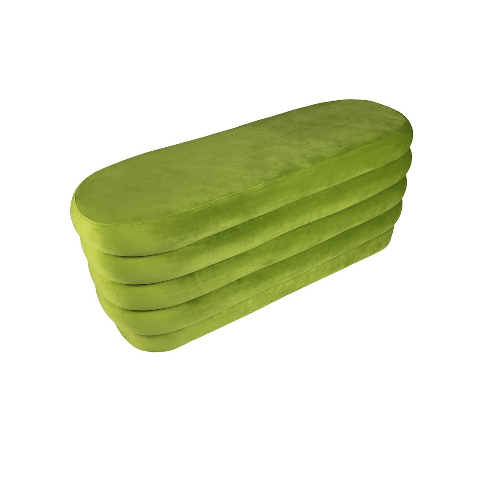 Thor Oval Ottoman in Fern