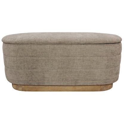 Jackie Storage Bench in Slate