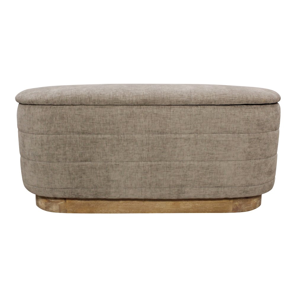 Jackie Storage Bench in Slate