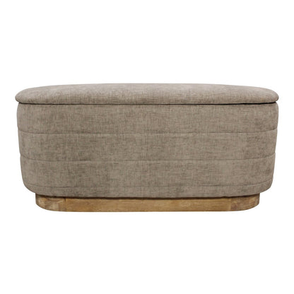 Jackie Storage Bench in Slate