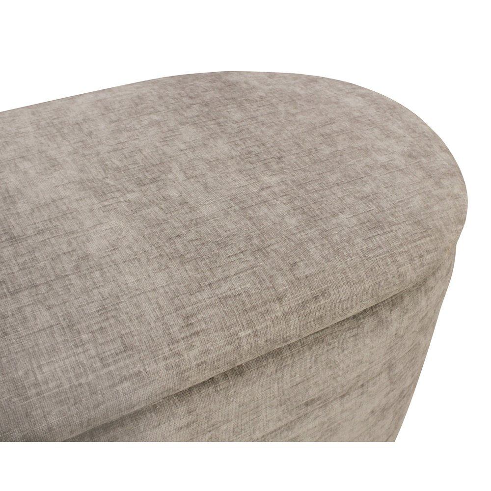 Jackie Storage Bench in Slate