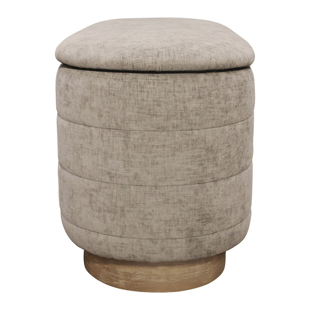 Jackie Storage Bench in Slate