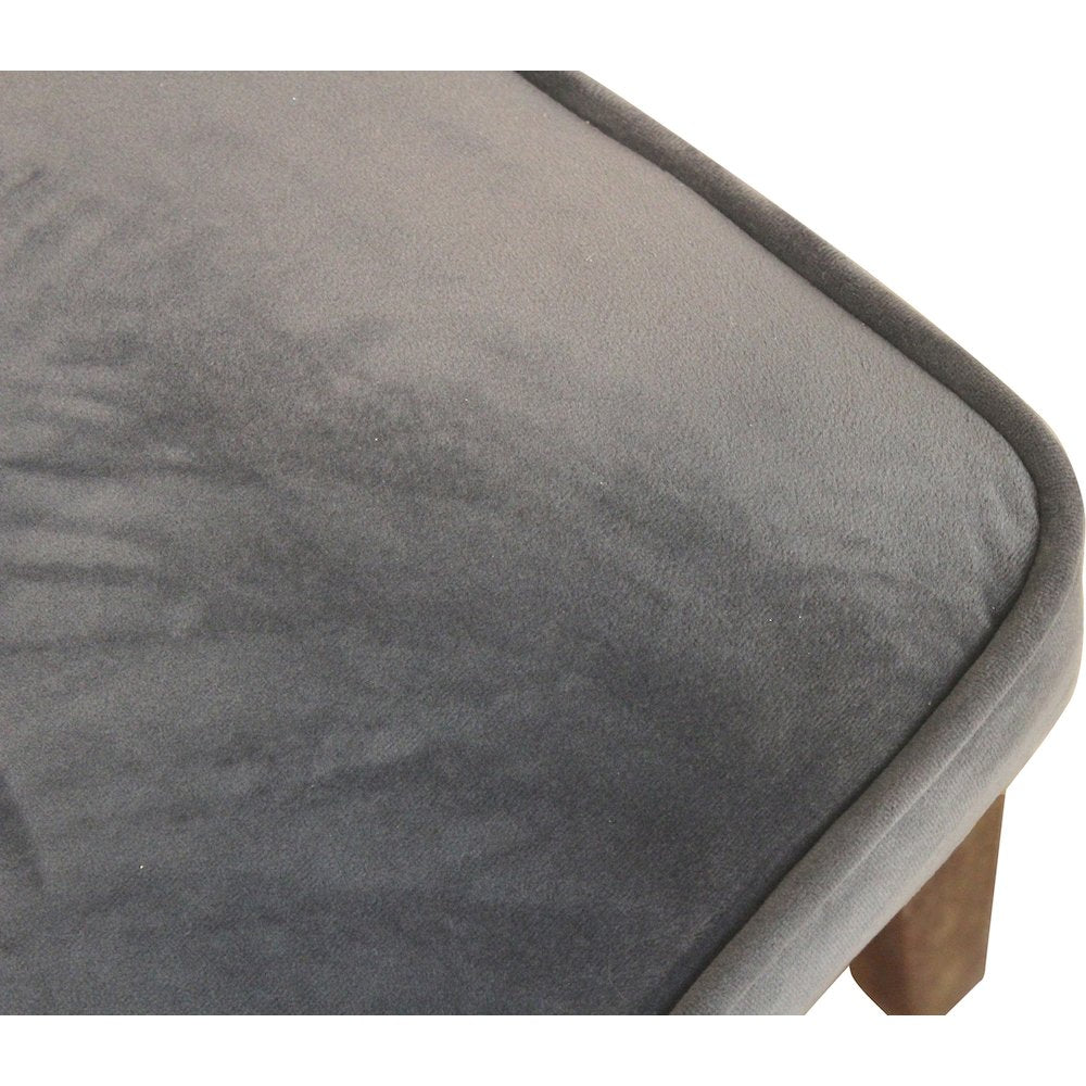 Transitional Inwood Side Chair In Mink Velvet 2-Piece Set