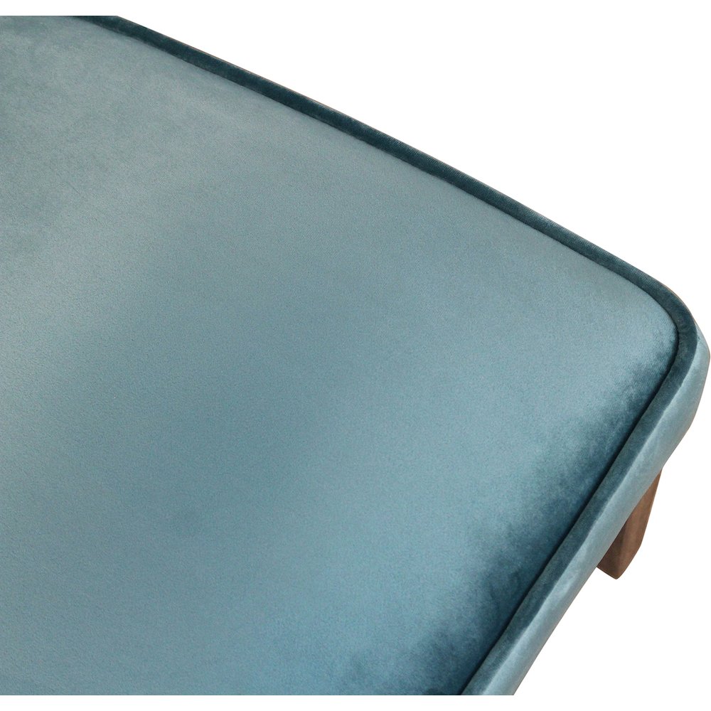 Transitional Inwood Side Chair In Teal Velvet 2-Piece Set