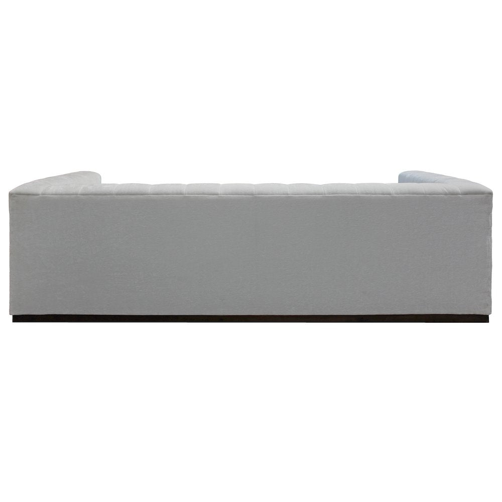 Upton Sofa in Ivory with 2 Toss Pillows