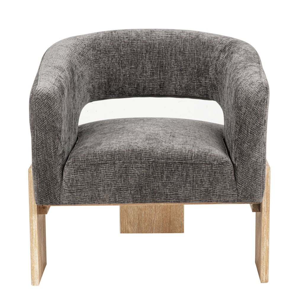 Tess Accent Chair in Crystal Black