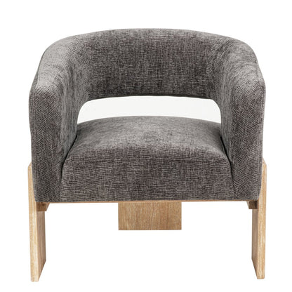 Tess Accent Chair in Crystal Black