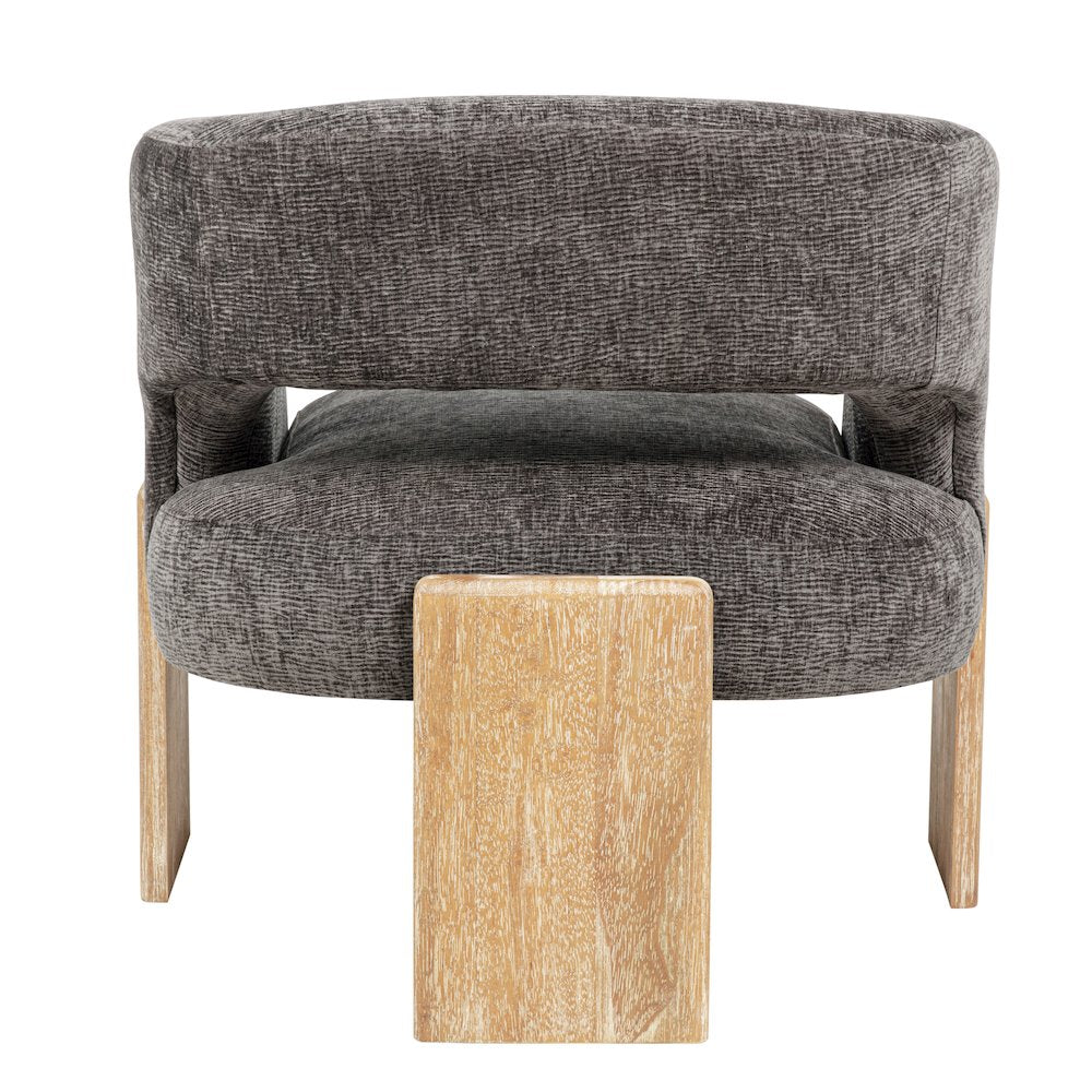 Tess Accent Chair in Crystal Black