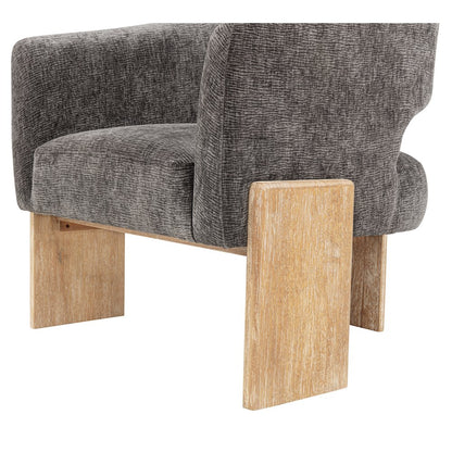 Tess Accent Chair in Crystal Black