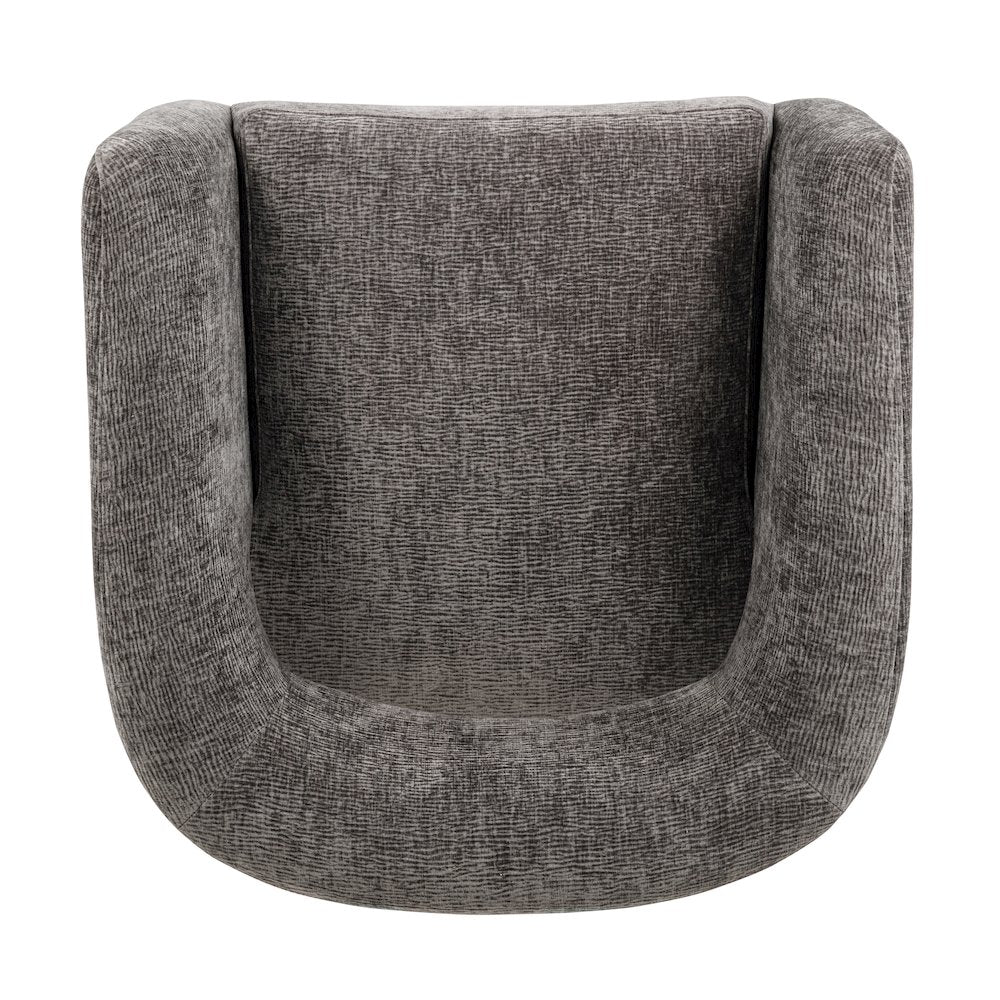 Tess Accent Chair in Crystal Black