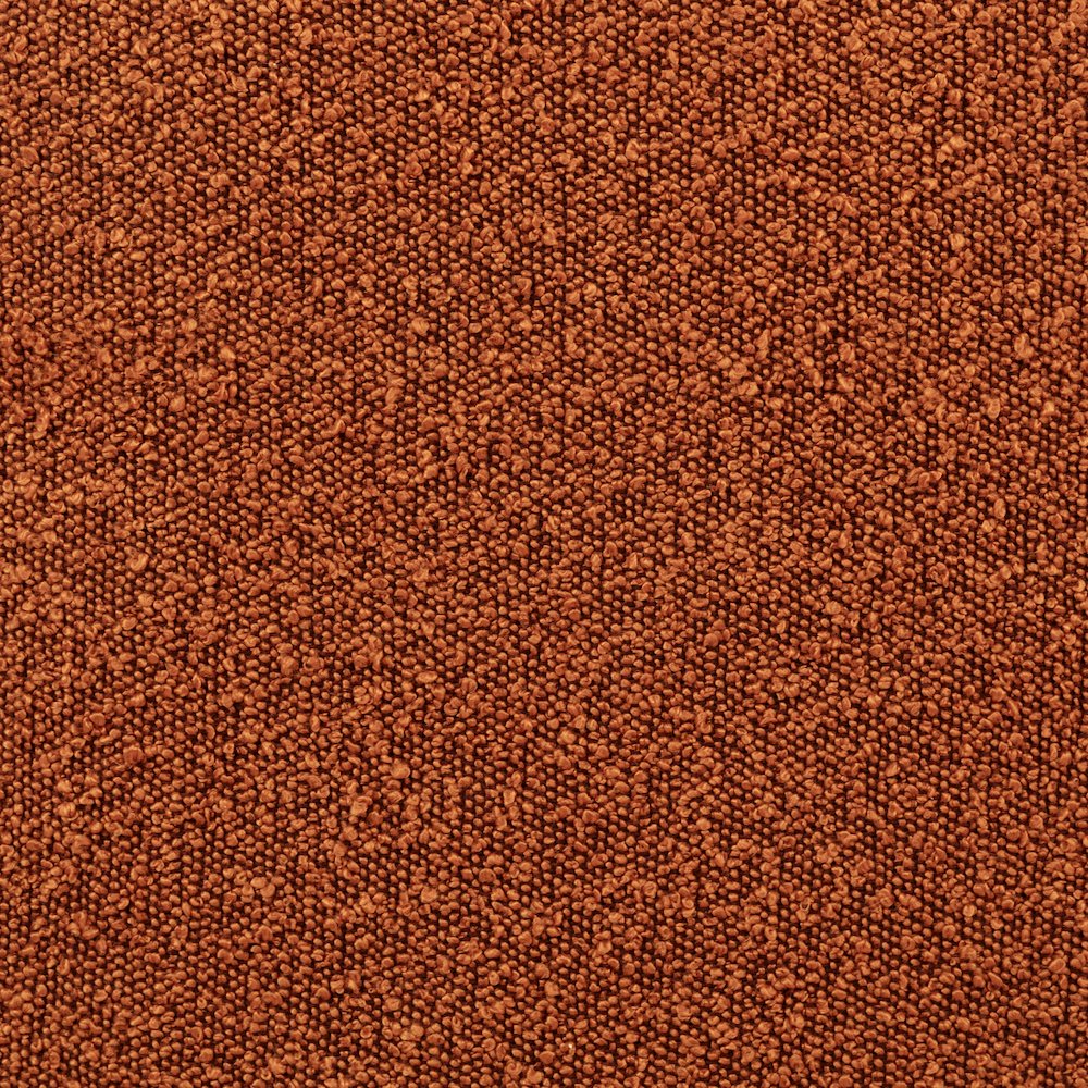 Maya Occasional Swivel Chair in Rust Boucle Fabric