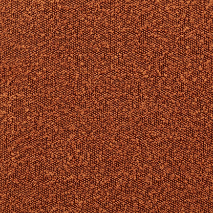 Maya Occasional Swivel Chair in Rust Boucle Fabric