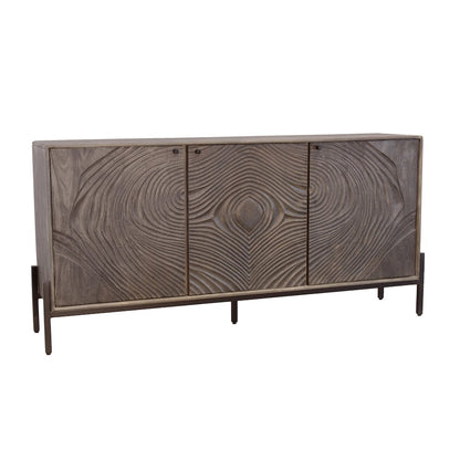 Bristol 3-Door Sideboard - Smoked Ash