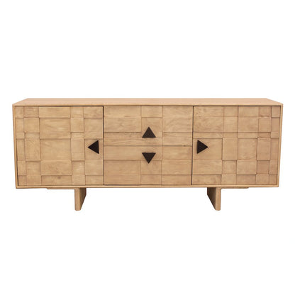 Durant 2-Drawer 2-Door Credenza - Neutral Beige