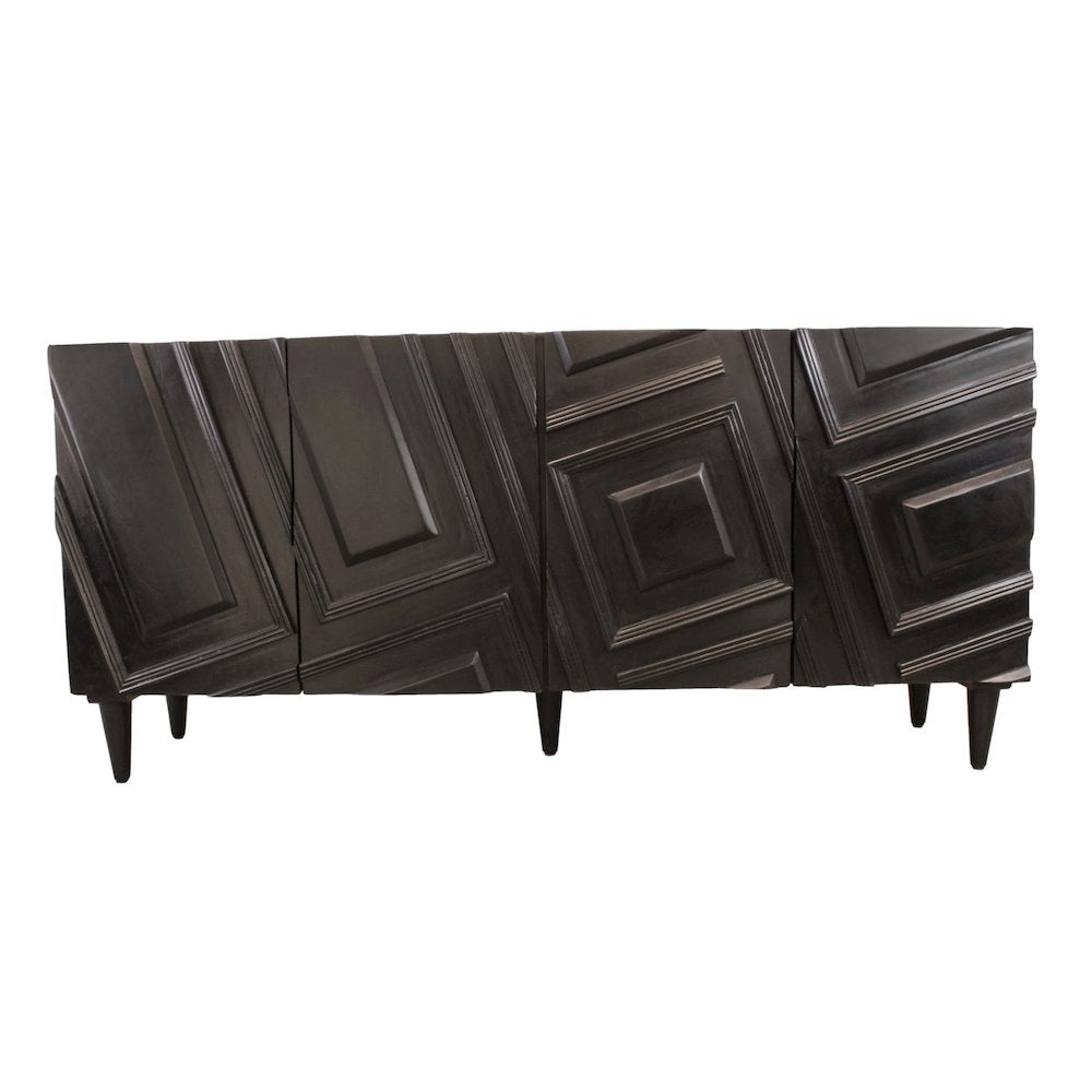 Cahill 4-Door Sideboard - Black