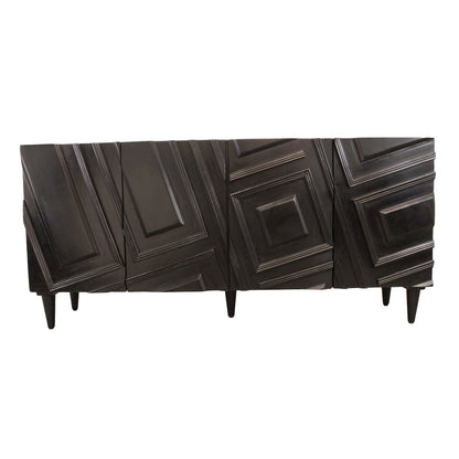 Cahill 4-Door Sideboard - Black