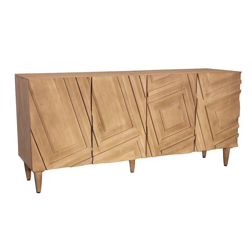Cahill 4-Door Sideboard - Sand Oak