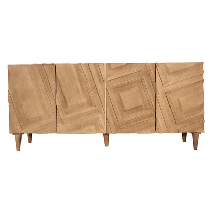 Cahill 4-Door Sideboard - Sand Oak