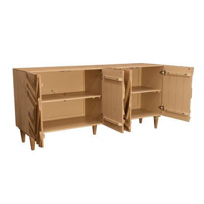 Cahill 4-Door Sideboard - Sand Oak